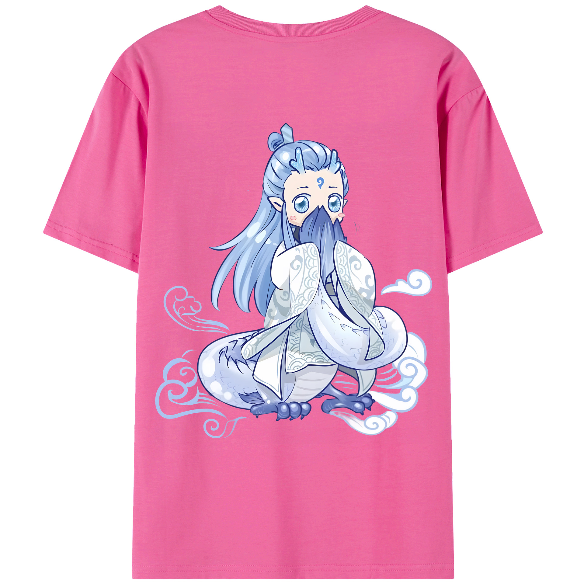 （画像用） Ne Zha 2 ナタ 魔童の大暴れ レディース半袖Tシャツ(バックプリント)